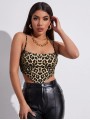 Top crop/scurt animal print