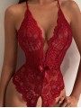 Body sexy crotchless (decupat) cu spatele gol