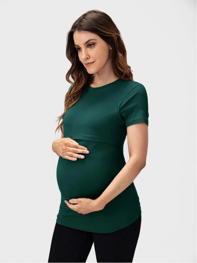 Tricou bluza elastica maternitate/ alaptare