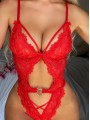 Body sexy dantela cu decupaj adanc si accesoriu inima Body sexy dantela cu decupaj adanc si accesoriu inima