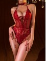Body sexy tip corset cu choker si portjartiere detasabile Body sexy tip corset cu choker si portjartiere detasabile