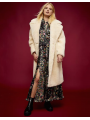 Rochie midi floral print cu decolteu si slit pe picior Topshop