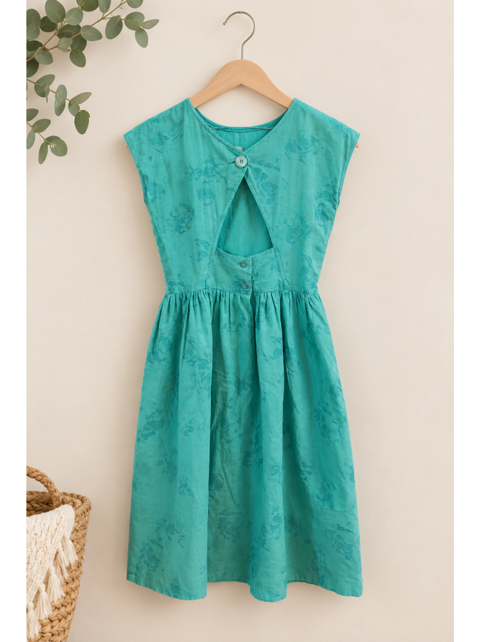 Rochie midi cu spate decupat Pampolina