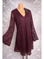 Rochie dantela cu maneci evazate AX Paris Rochie dantela cu maneci evazate AX Paris