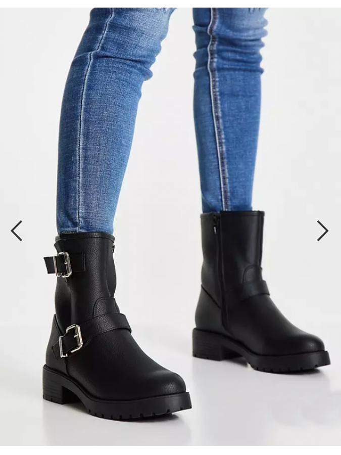 Cizme scurte biker Asos