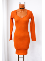 Rochie scurta bodycon cu decolteu decupat Only