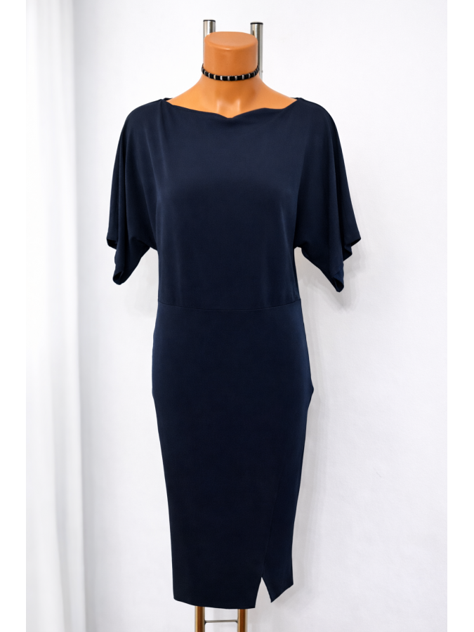 Rochie midi petrecuta cu maneca lasata Zack London