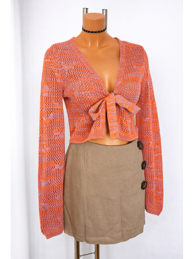 Bolero tricotat cu maneci evazate Asos