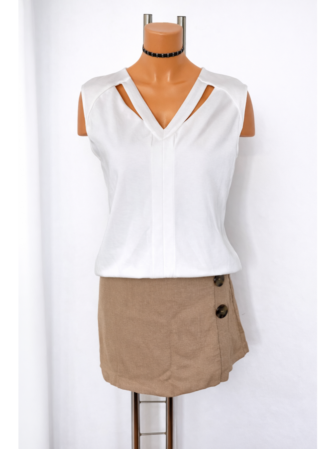 Bluza cu decupaje Comma,