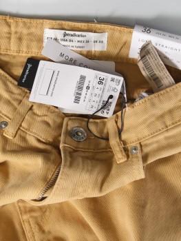 Blugi drepti cu talie inalta Stradivarius Blugi drepti cu talie inalta Stradivarius