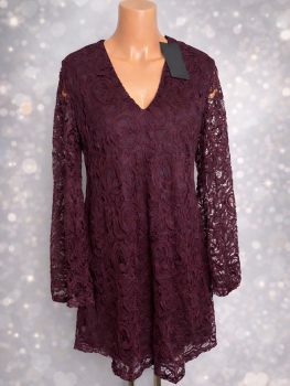 Rochie dantela cu maneci evazate AX Paris