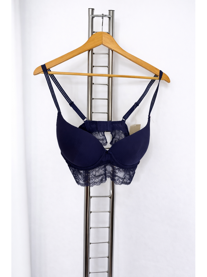 Sutien buretat cu terminatie din dantela si balene Kiabi