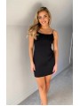 Rochie scurta gen Little Black Dress cu bretele Urban Bliss