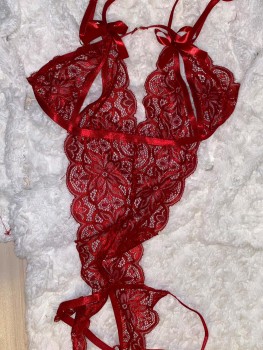 Body sexy crotchless cu fundite