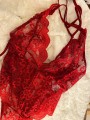Body sexy dantela cu decupaj la spate Body sexy dantela cu decupaj la spate
