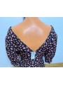 Rochie floral print cu volan si decolteu petrecut River Island Rochie floral print cu volan si decolteu petrecut River Island