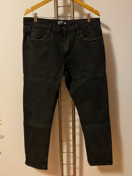 Blugi slim fit negru Sinsay