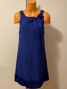 Rochie dreapta cu fundita si detalii satinate H&M