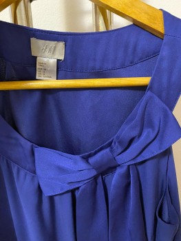 Rochie dreapta cu fundita si detalii satinate H&M