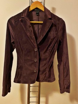 Sacou cambrat catifea Mango