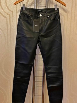 Pantaloni skinny imitatie piele Bershka Premium