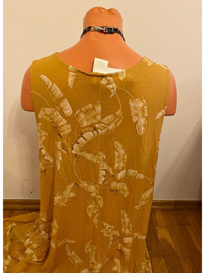 Rochie lejera imprimeu frunze H&M