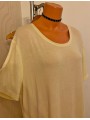 Rochie tricou lung lejer Moss Copenhagen