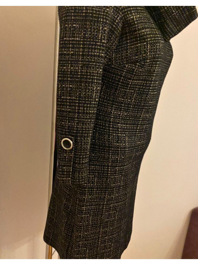 Rochie dreapta cu guler larg si maneca 3/4 Le Chateau