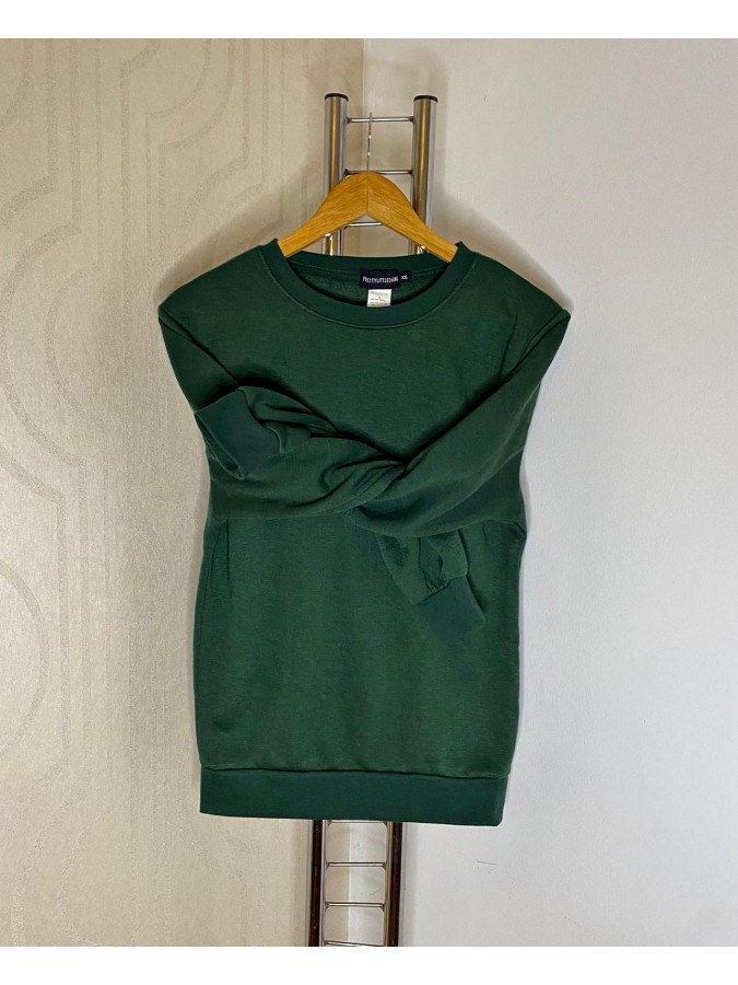 Bluza sport cu interior pufos Pretty Little Thing Bluza sport cu interior pufos Pretty Little Thing