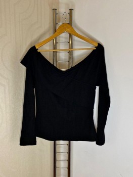 Bluza pe umeri cu volanas Shein Curve