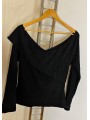 Bluza pe umeri cu volanas Shein Curve