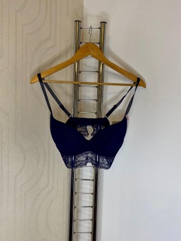 Sutien buretat cu terminatie din dantela si balene Kiabi