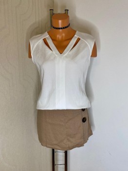 Bluza cu decupaje Comma,