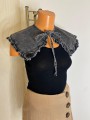 Jabou/guler din denim cu volanas Noisy May