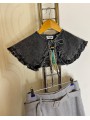 Jabou/guler din denim cu volanas Noisy May