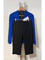 Pantaloni office talie inalta 3/4 Zara