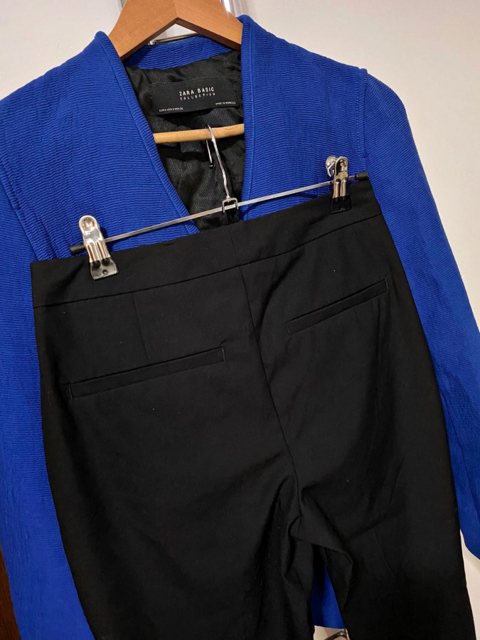 Pantaloni office talie inalta 3/4 Zara Pantaloni office talie inalta 3/4 Zara