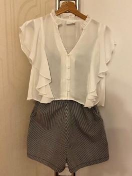 Camasa crop cu volanase Vila