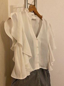 Camasa crop cu volanase Vila