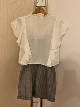 Camasa crop cu volanase Vila