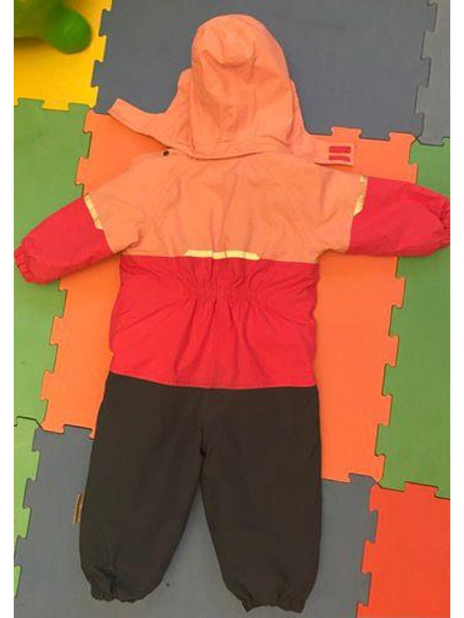 Combinezon zapada / salopeta iarna ski cu gluga (blana) si fermoare Name It