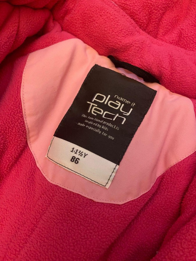 Combinezon zapada / salopeta iarna ski cu gluga (blana) si fermoare Name It