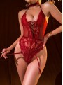 Body sexy tip corset cu choker si portjartiere detasabile Body sexy tip corset cu choker si portjartiere detasabile