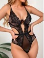 Body sexy tip plasa underwire si detaliu auriu