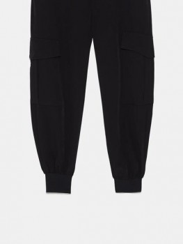 Pantaloni fluizi cargo Zara Pantaloni fluizi cargo Zara