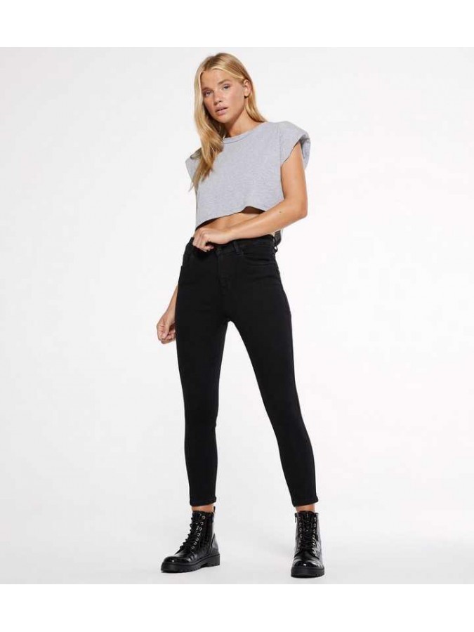 Blugi skinny talie inalta Lift&Shape New Look (Petite)