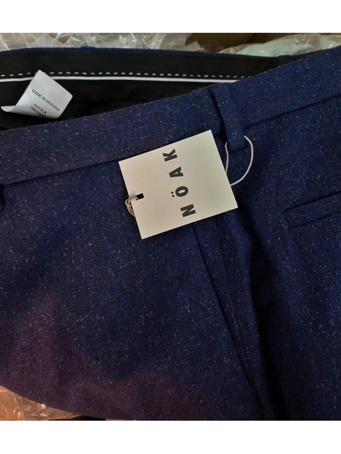 Pantaloni slim eleganti cu lana Noak