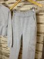 Trening - pantaloni talie inalta + bluza cu fermoar si snur reglabil in talie