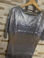 Bluza paiete cu maneca lasata