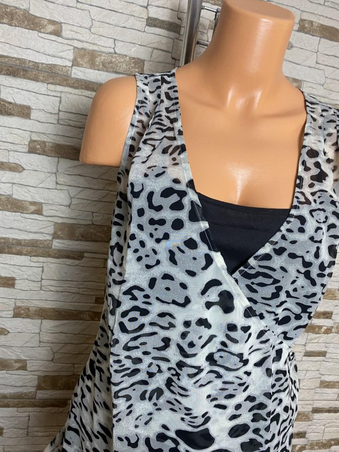 Bluza animal print petrecuta 2 in 1